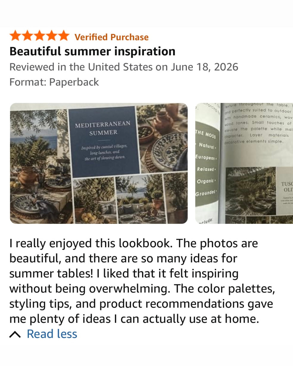 Styled by Season: Summer Dining Lookbook