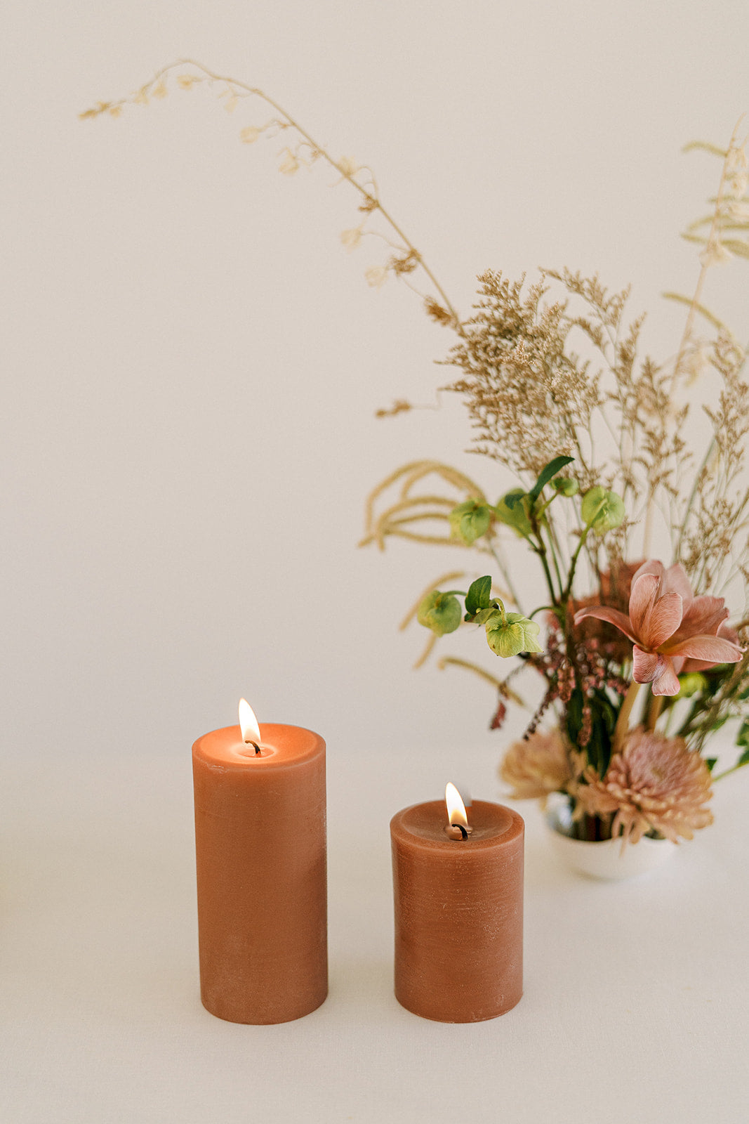 Terra Cotta | Beeswax Pillar Candle