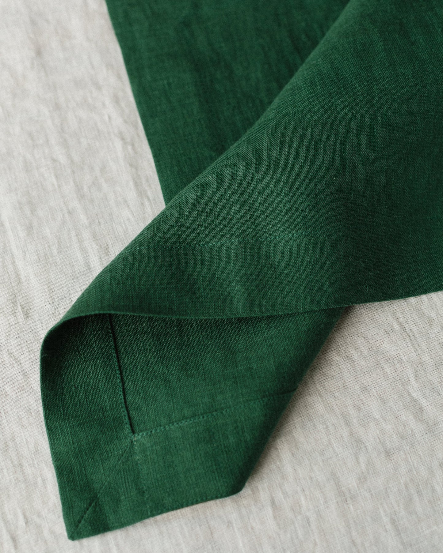 High quality European soft linen table runner and napkins, Fine Dining for home