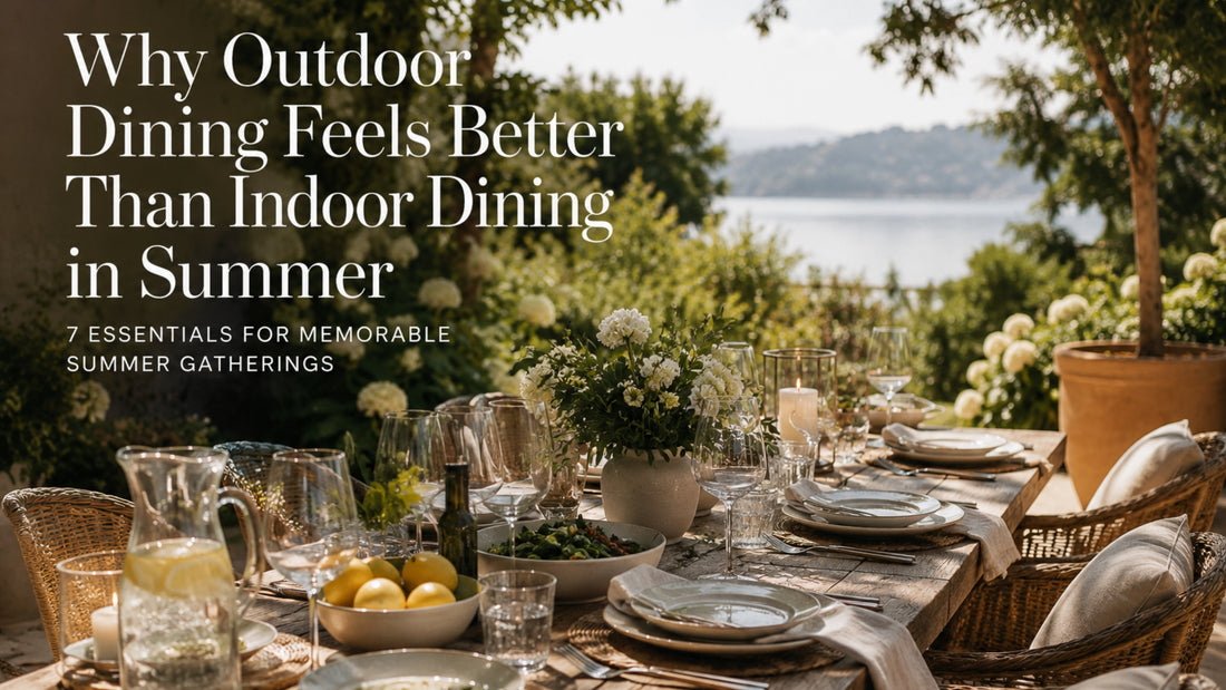 Why Outdoor Dining Feels Better Than Indoor Dining in Summer