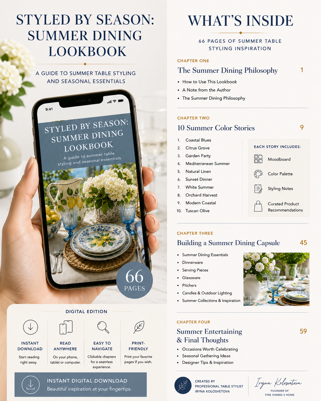 Styled by Season: Summer Dining Lookbook