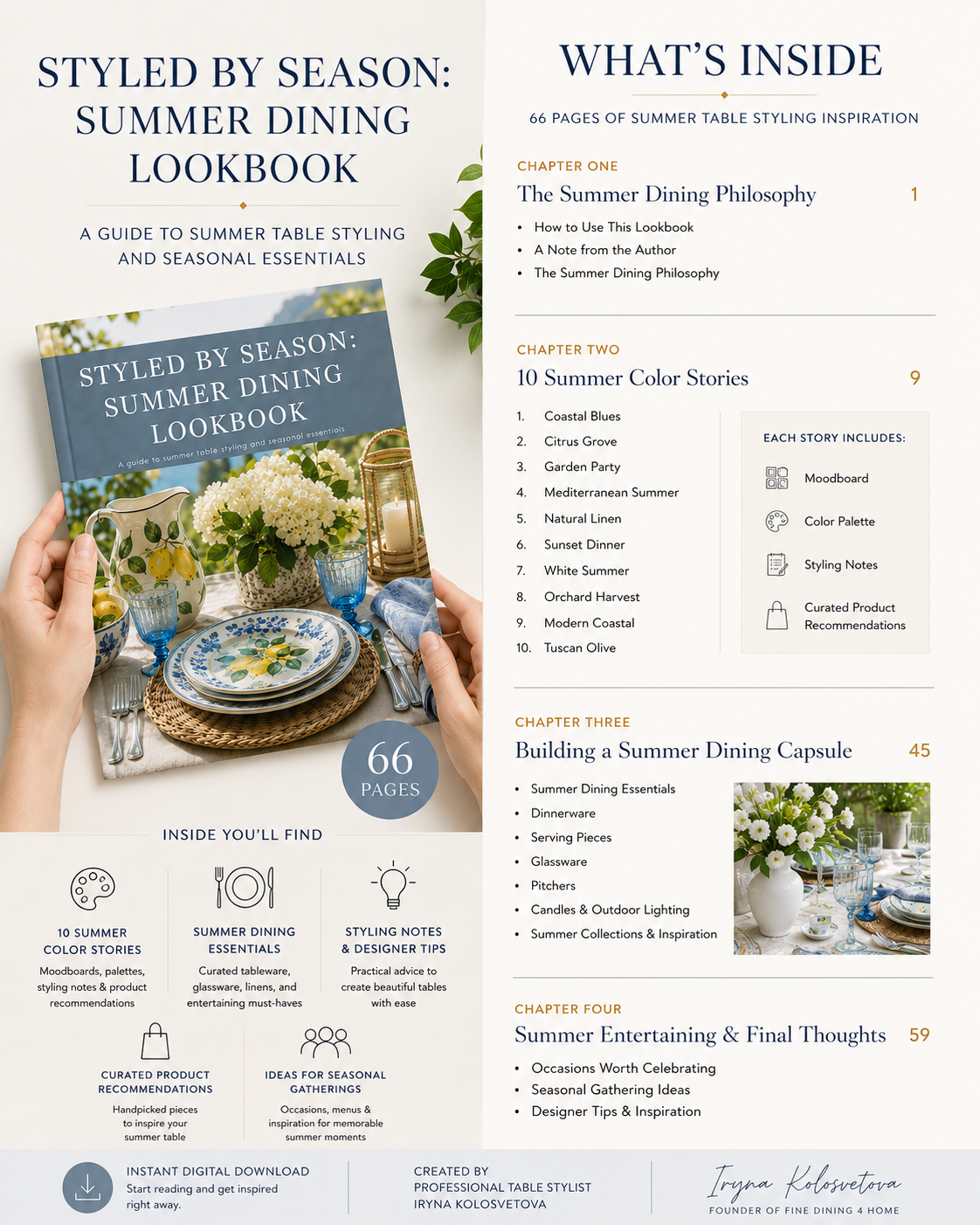Styled by Season: Summer Dining Lookbook
