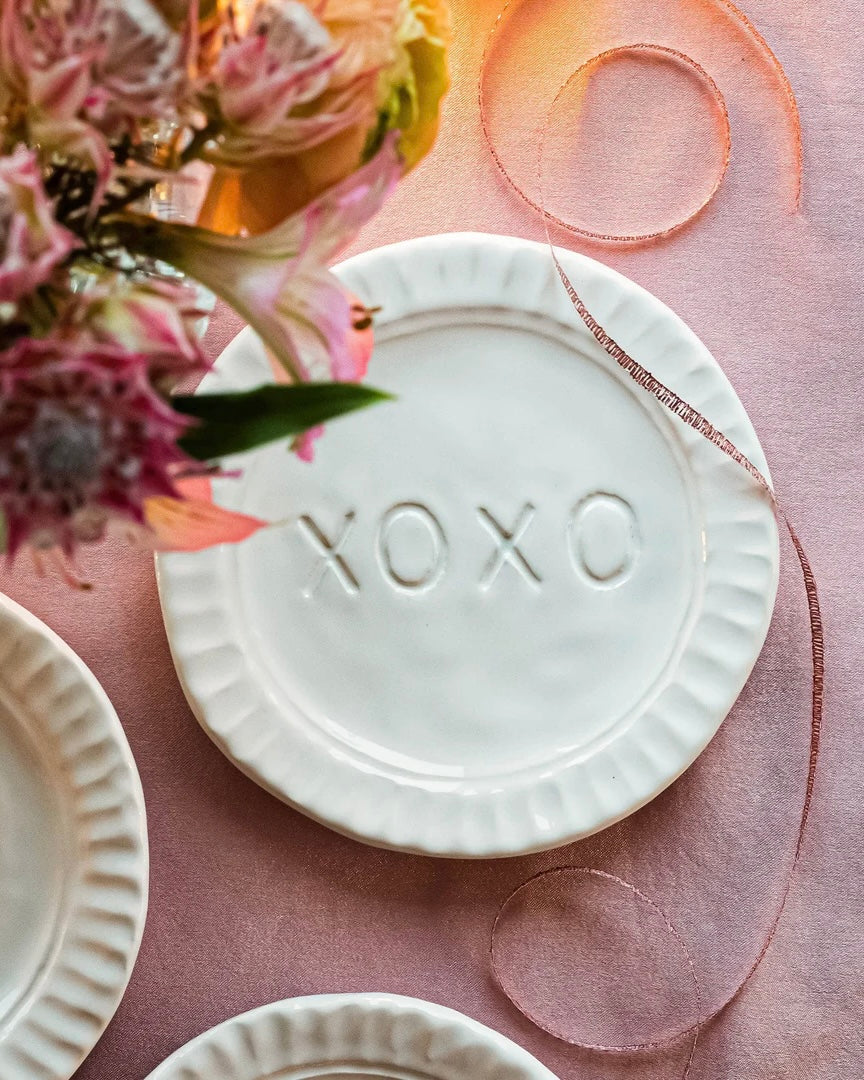 Pietra Serena Heart Plate
