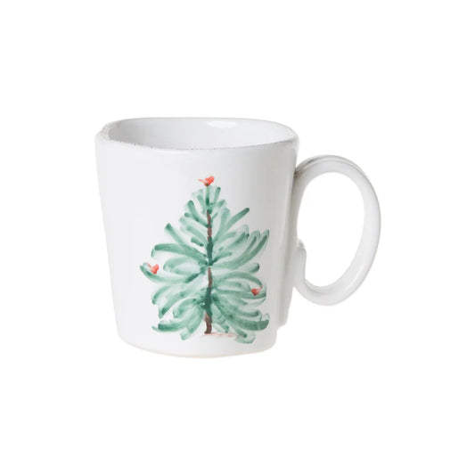 Christmas mug with a tree