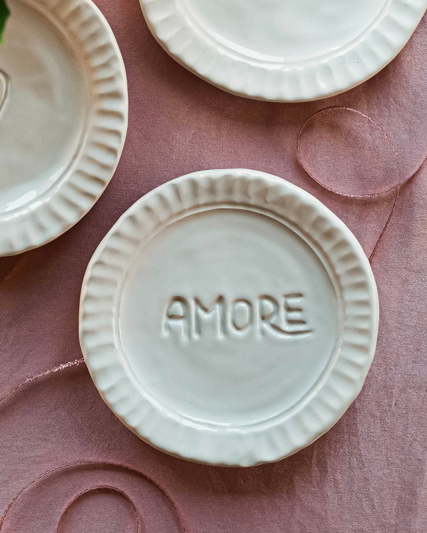Pietra Serena Heart Plate
