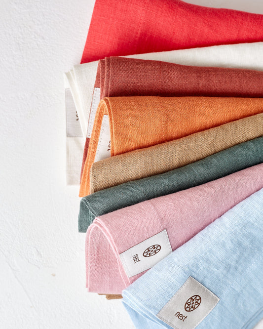 Soft Linen Napkins - Choose Your Color