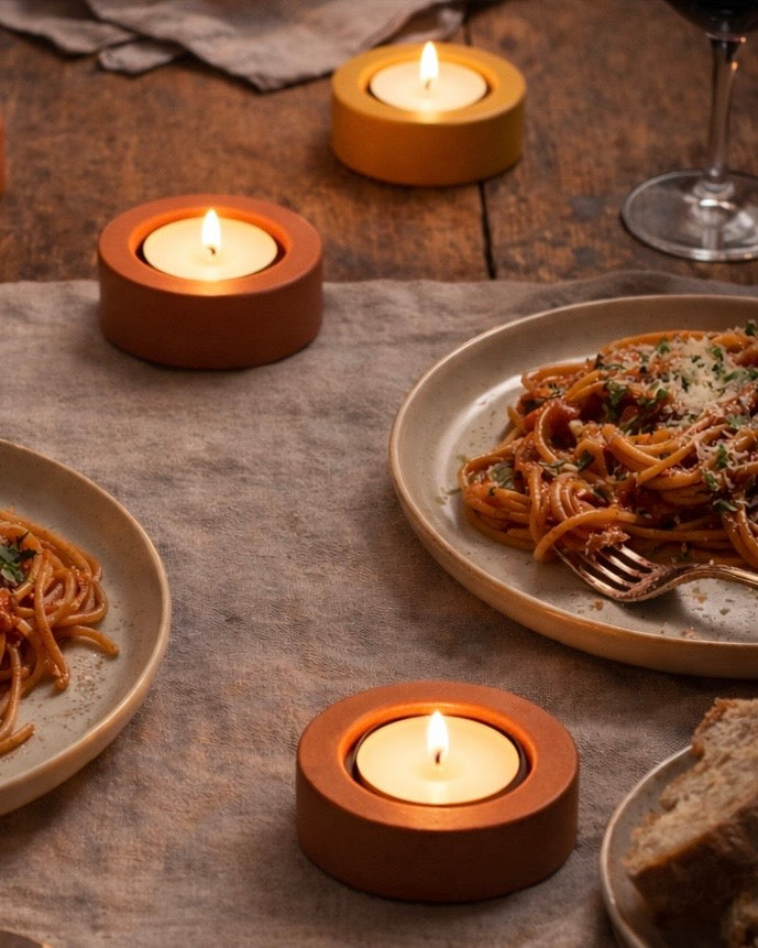 Set of 4 Tealight Candle Holders