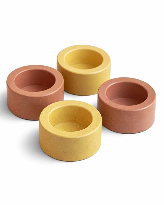 Set of 4 Tealight Candle Holders