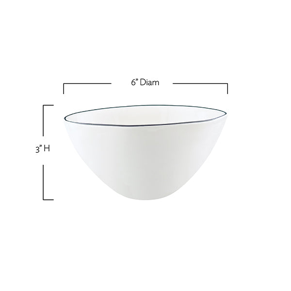 Abbesses Gold Rim Porcelain 4 Piece Dinnerware Set, Service For 1