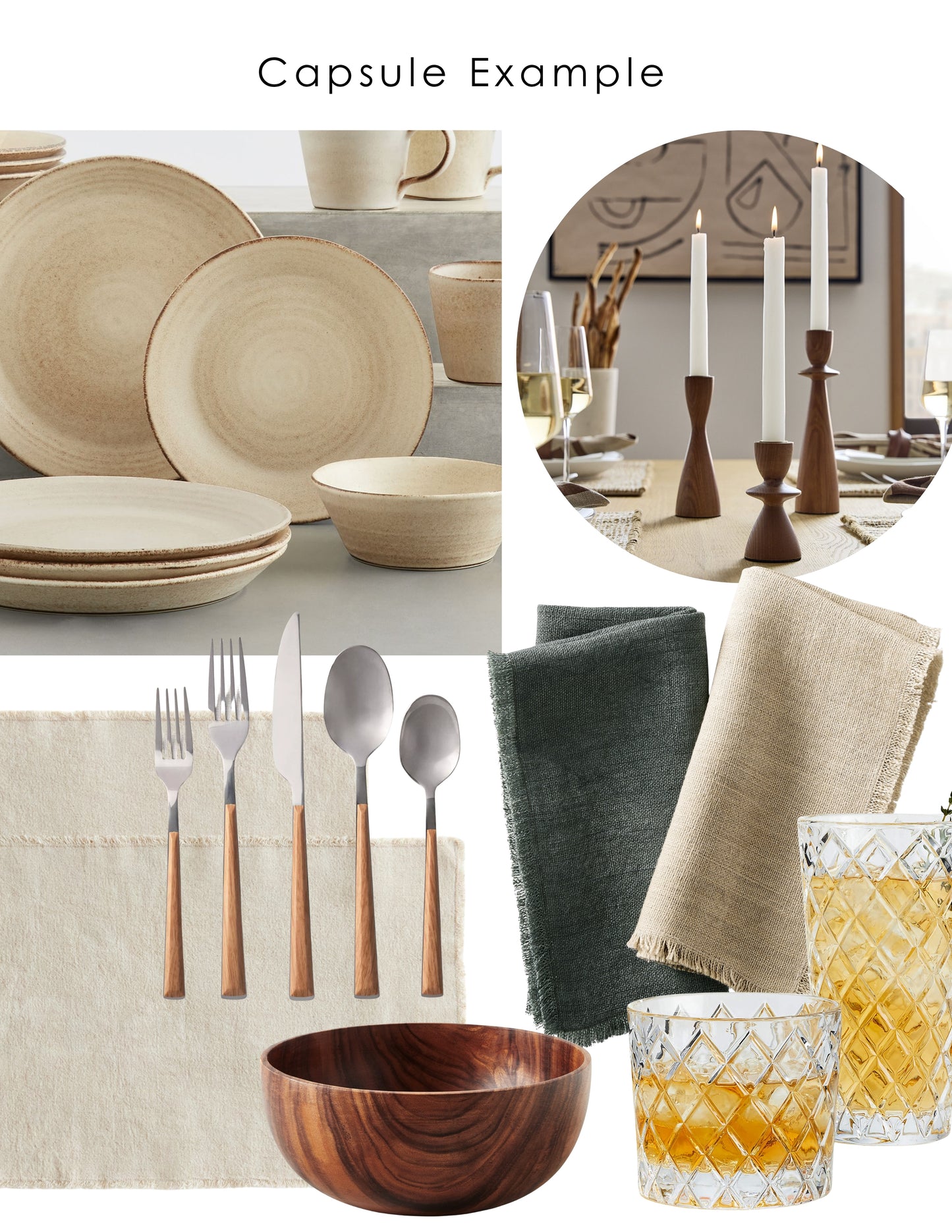 Essential Dining Capsule Lookbook – Table Setting Basics for Every Home