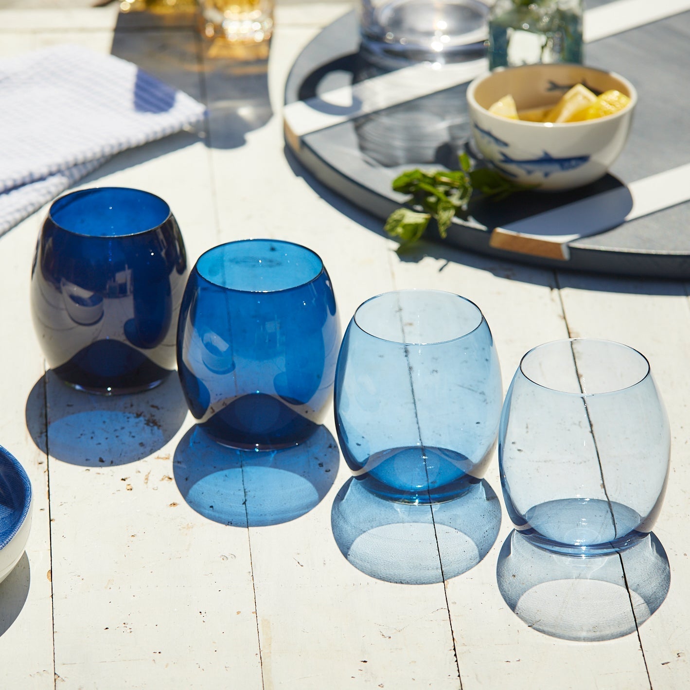 Ombré Glasses, Set of 4
