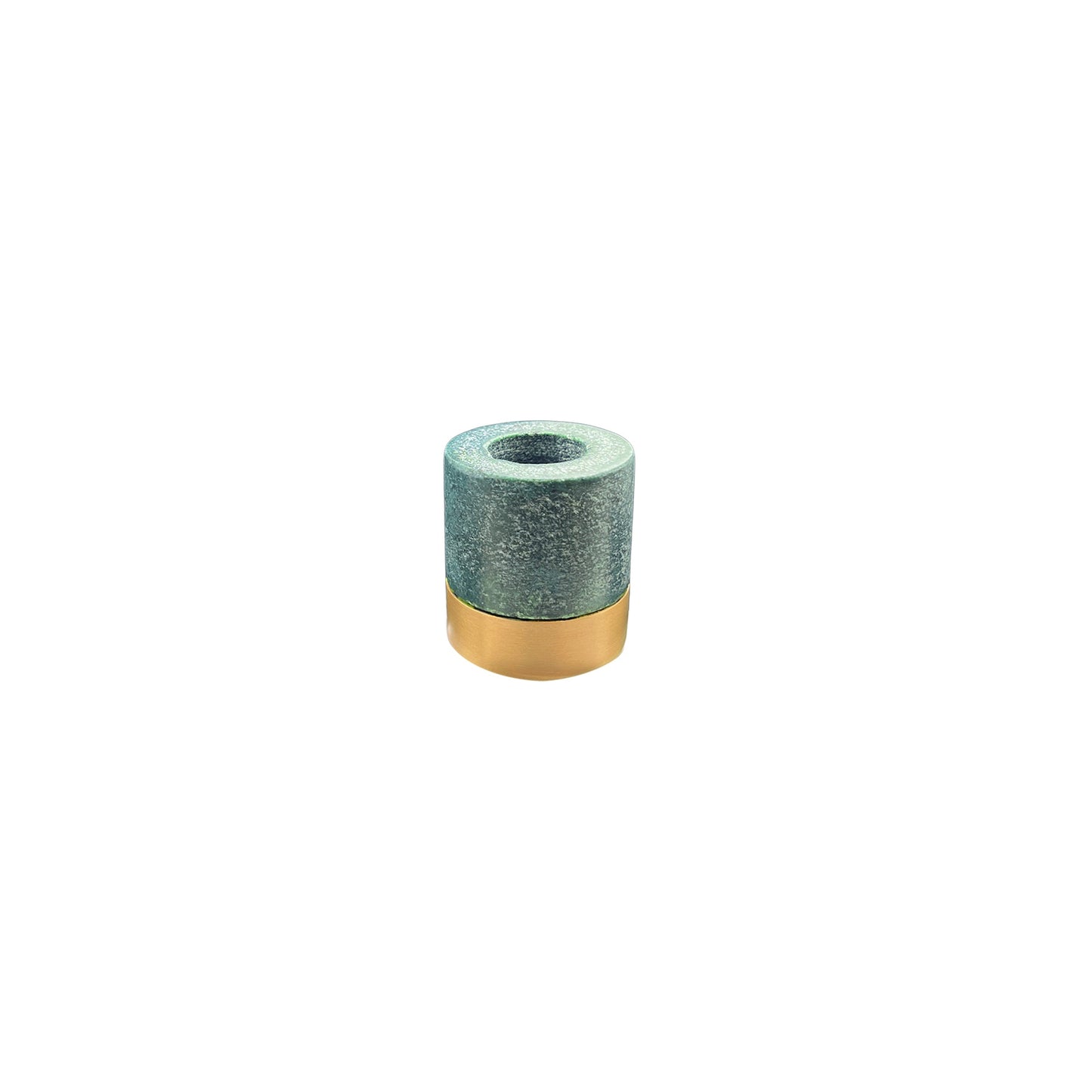 Verona Green Marble Candle Holder Set