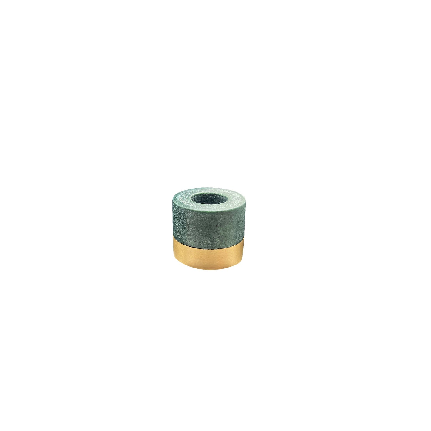 Verona Green Marble Candle Holder Set