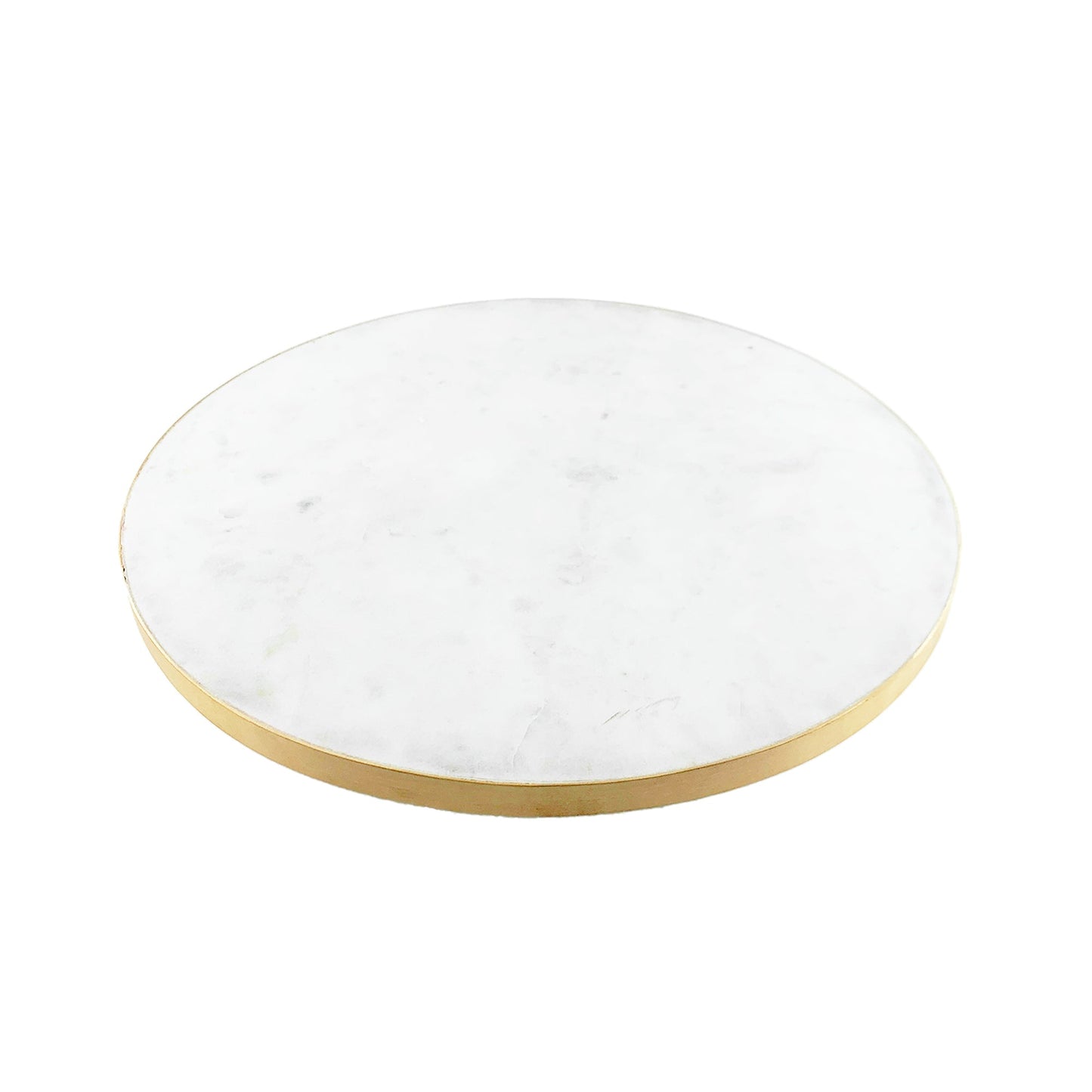 Verona White Marble Lazy Susan