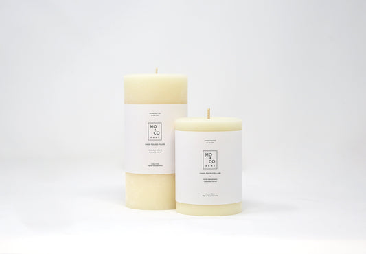 Natural White | Beeswax Pillar Candle