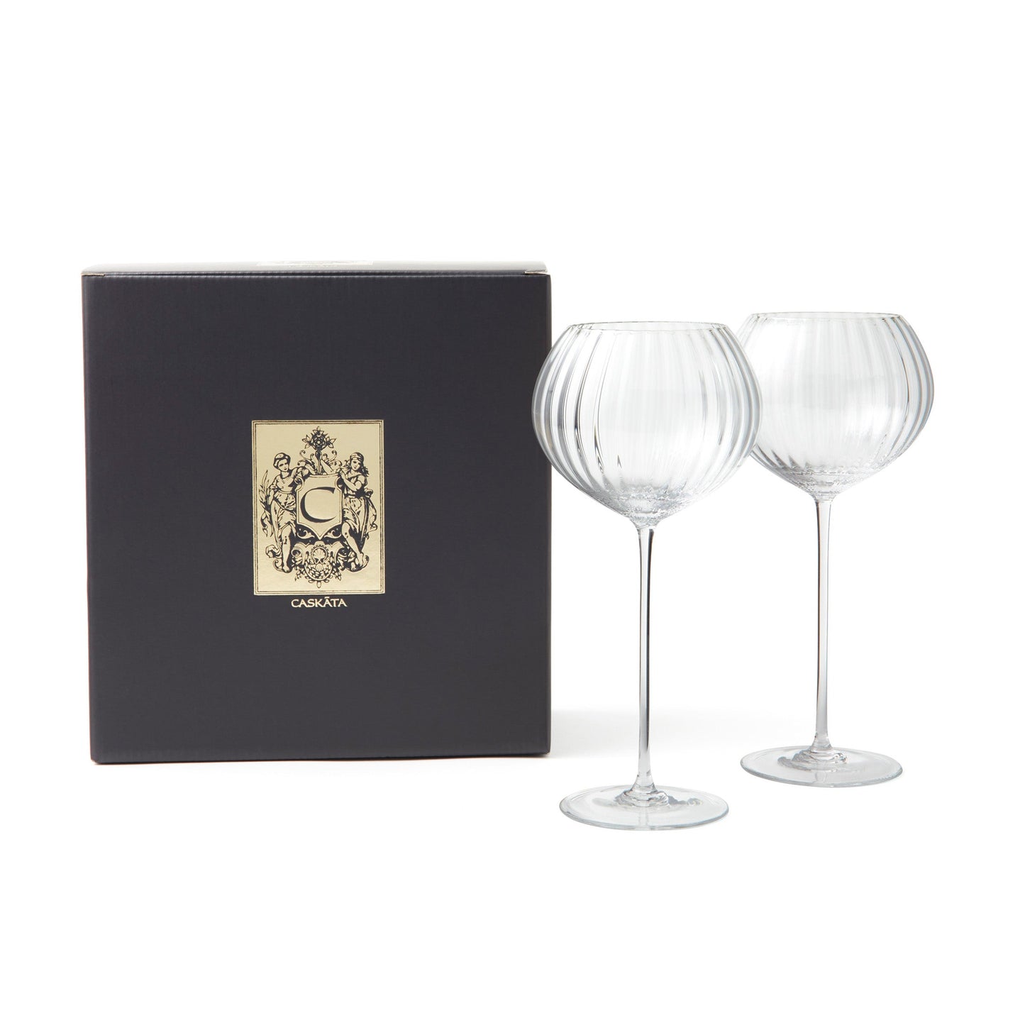 Red Wine Glasses, Set of 2