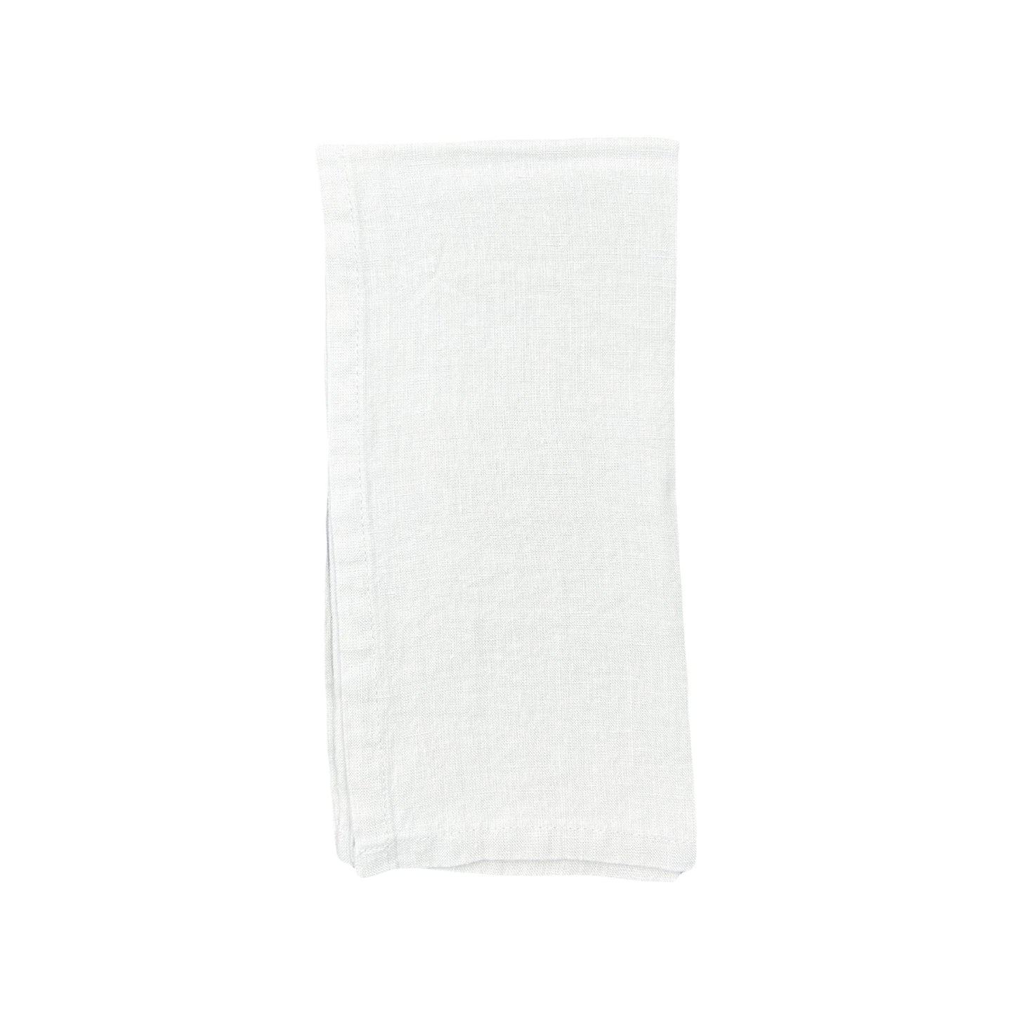 Stone Washed White Linen Napkin, Set of 4