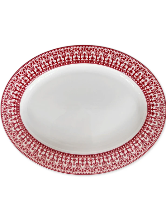 Casablanca Rimmed Oval Platter