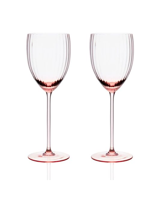 White Wine Glasses, Set of 2