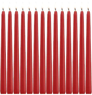 Taper Candles – Set of 4: Unscented, Dripless & Smokeless